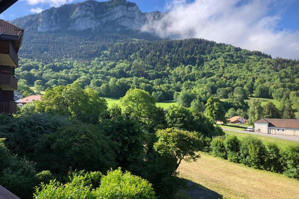Studio Agreable Et Cosy Avec Vue Sur Les Memises Thollon-les-Memises Εξωτερικό φωτογραφία